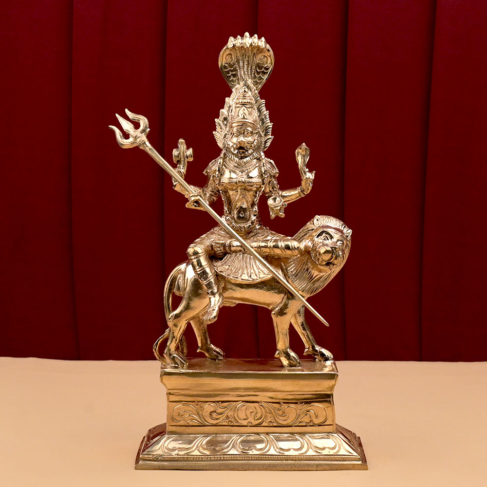Goddess Pratyangira Bronze Idol