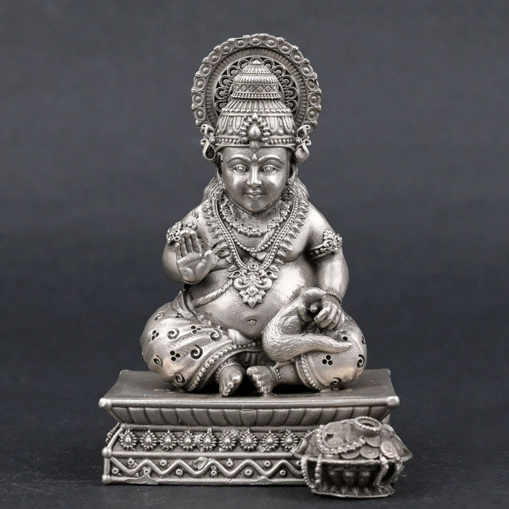 Kuber Maharaj 925 Sterling Silver Idol