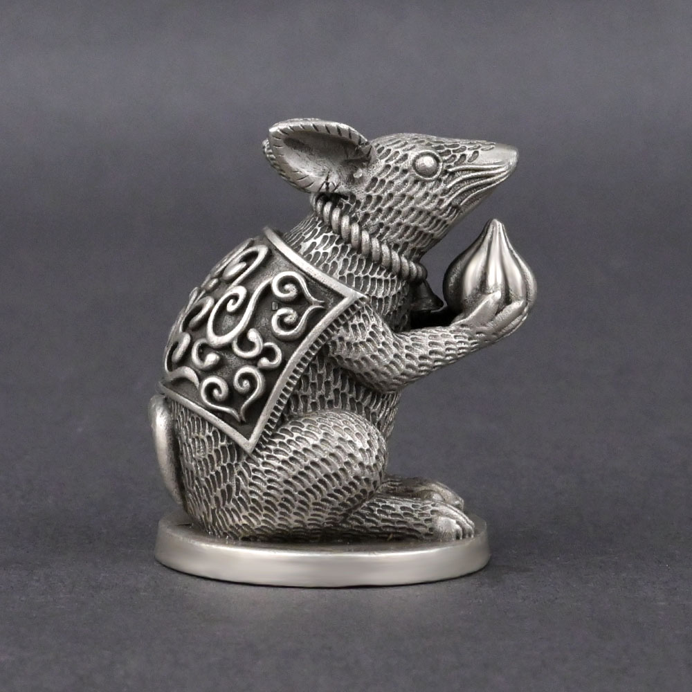 Mushak Ganesh Vahan 925 Sterling Silver Idol