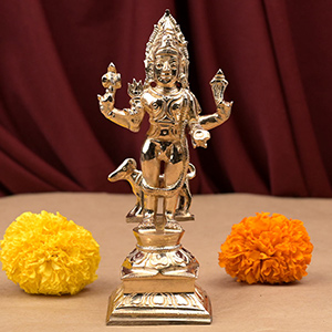 Lord Kaal Bhairav Bronze Idol