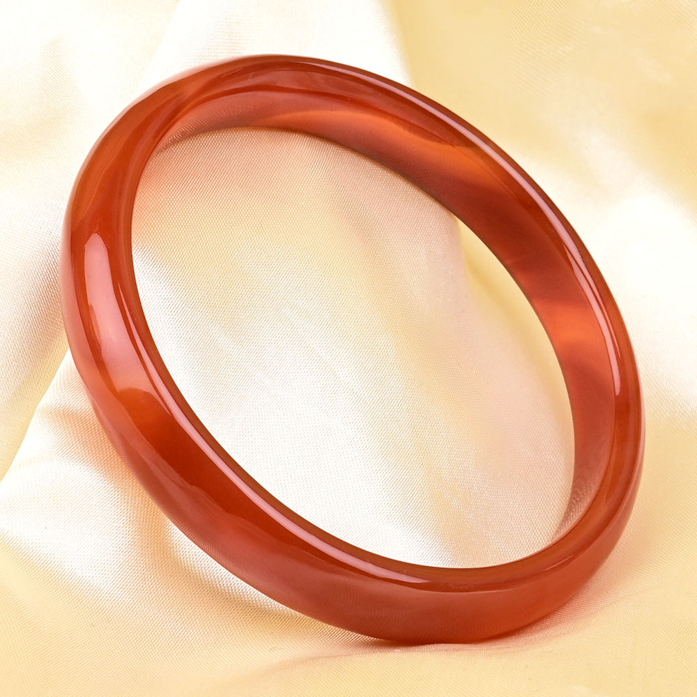 Natural Red Carnelian Bangle