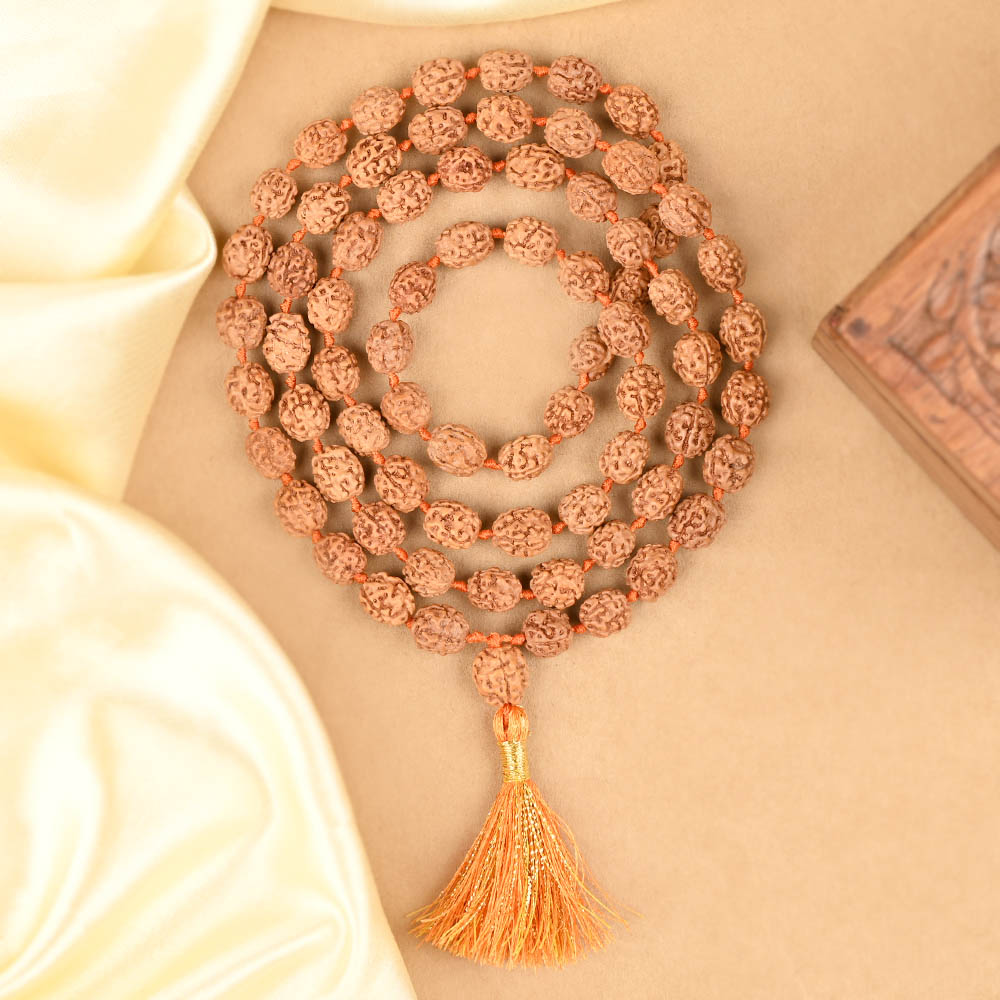 4 Mukhi Rudraksha Mala