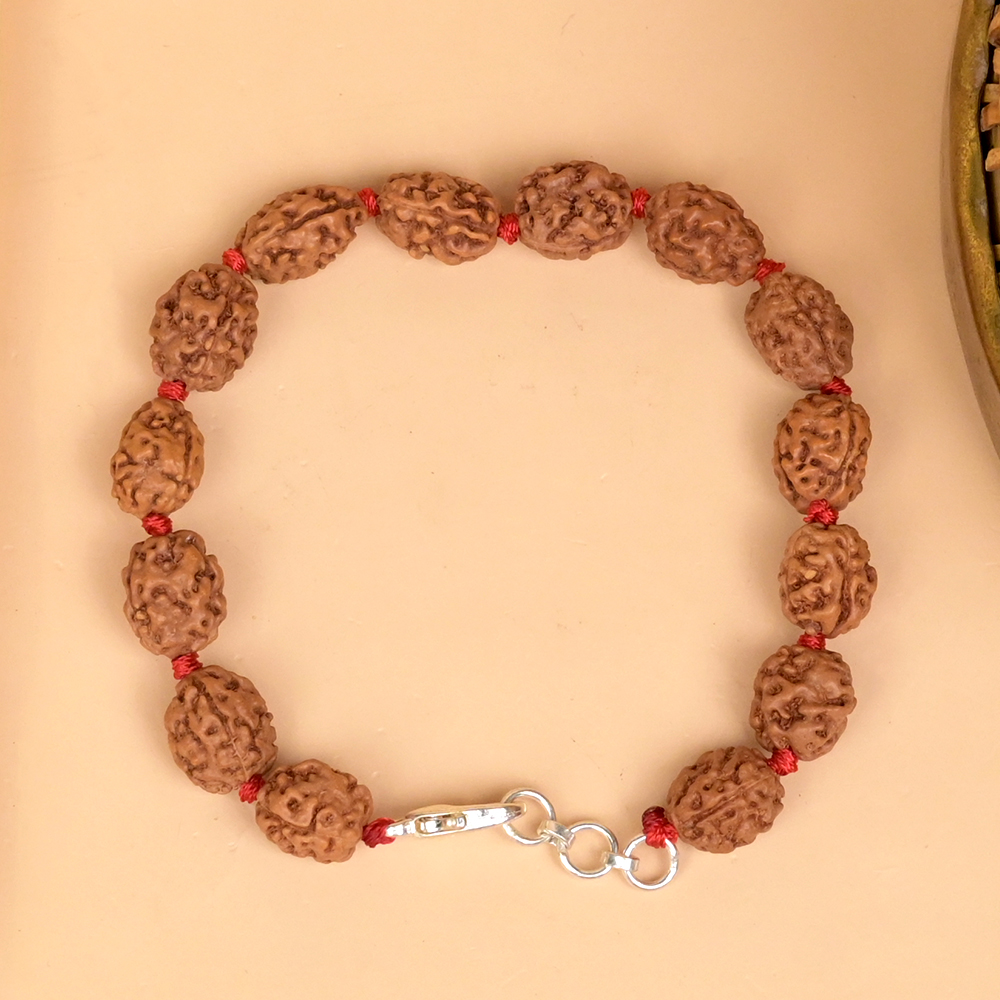 3 Mukhi Java Rudraksha Bracelet