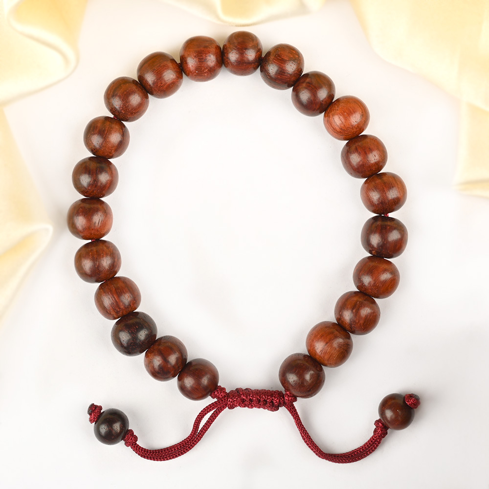 Red Sandalwood Rakt Chandan Adjustable Bracelet