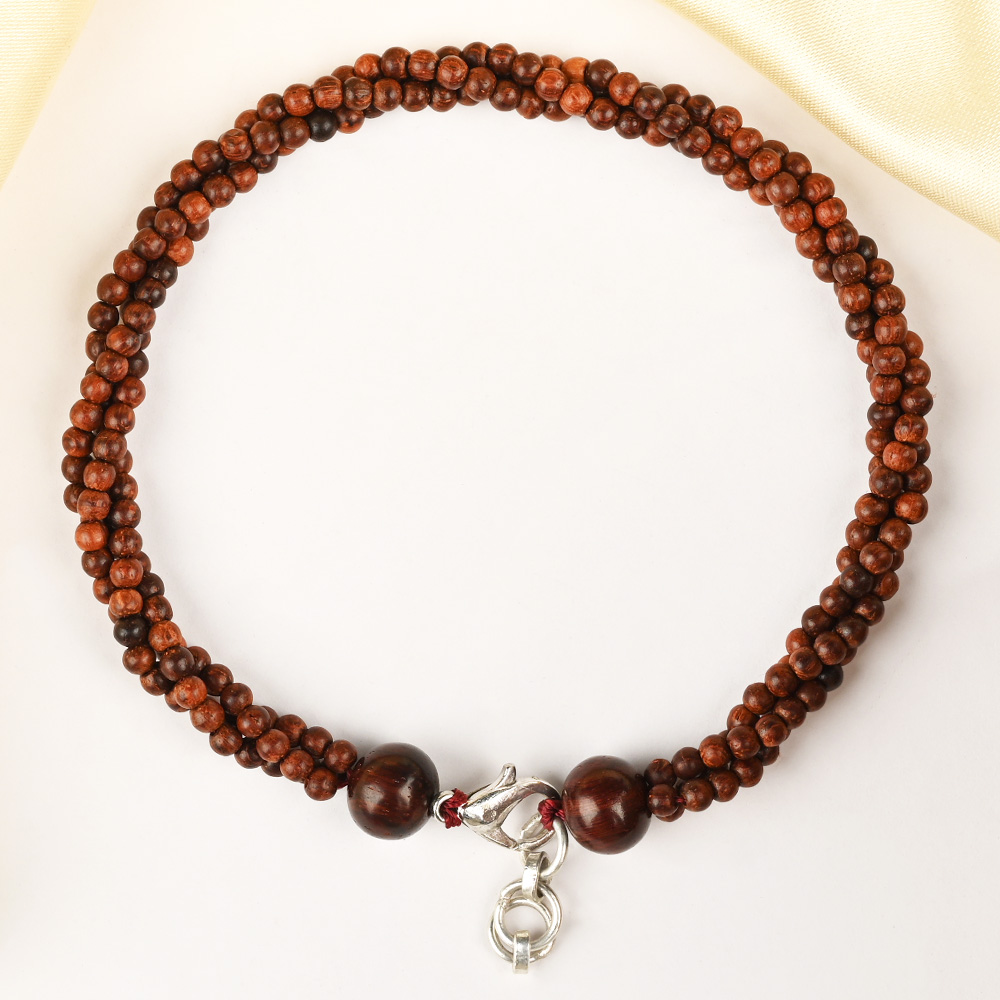 Red Sandalwood Kanthi Beads Bracelet