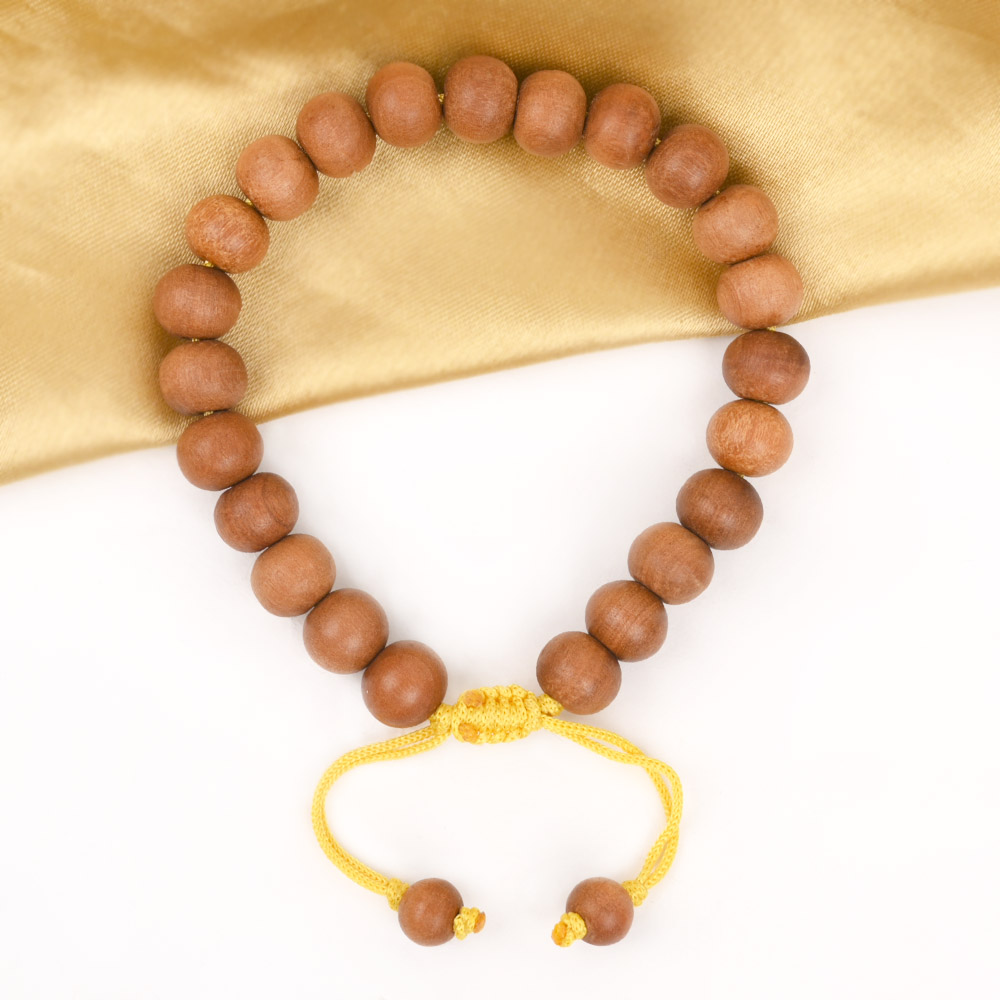 White Sandalwood Adjustable Bracelet