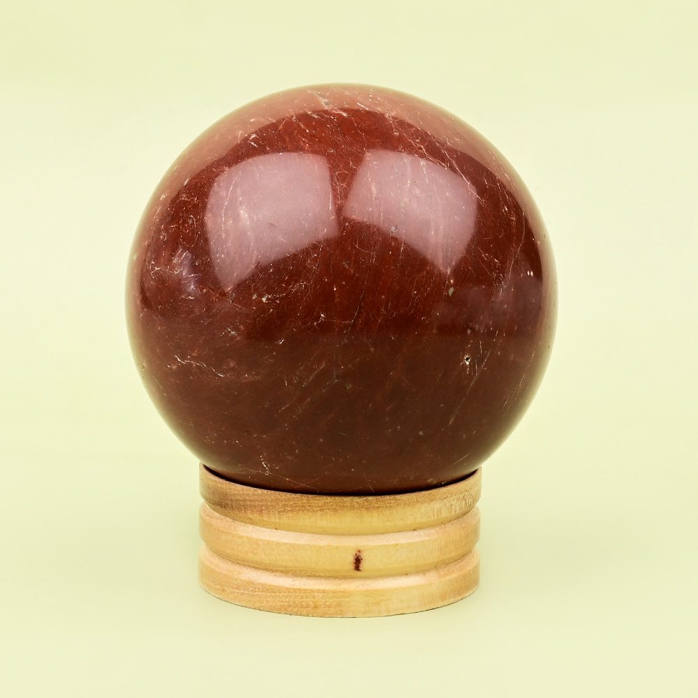 Buy Red Jasper Gemstone Ball - 960 gms from Rudra Centre (Rudraksha Ratna) at reasonable prices.