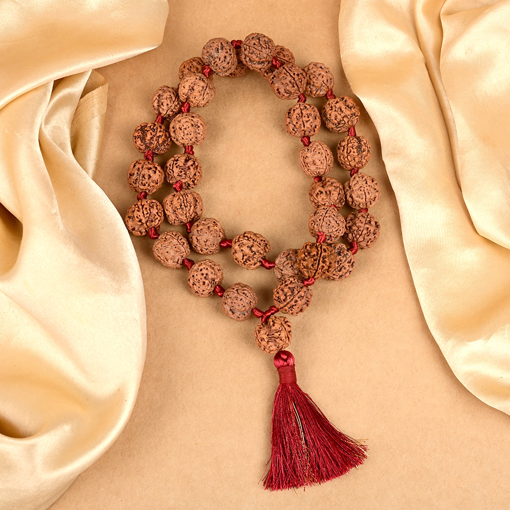 4 Mukhi Nepal Rudraksha Kantha Mala