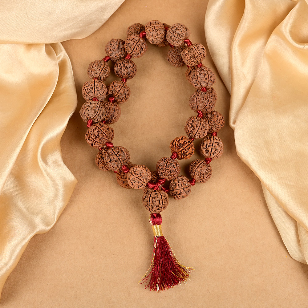 6 Mukhi Nepal Rudraksha Kantha Mala