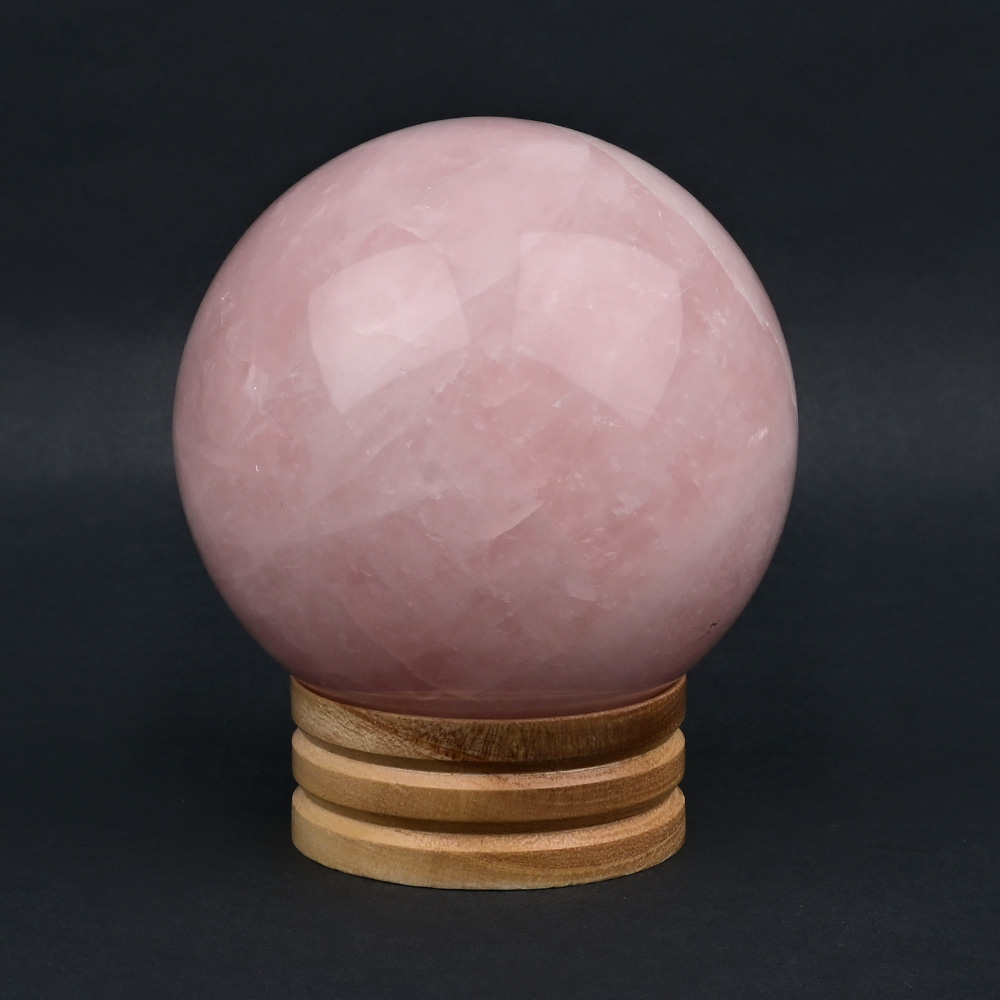 Buy Rose Quartz Gemstone Ball - 1.05 kgs from Rudra Centre (Rudraksha Ratna) at reasonable prices.
