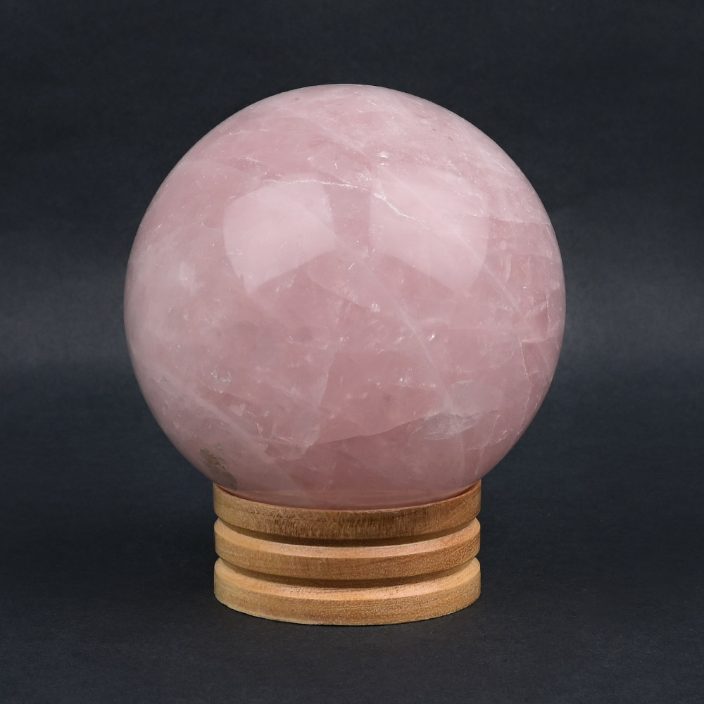 Buy Rose Quartz Gemstone Ball - 1.194 kgs from Rudra Centre (Rudraksha Ratna) at reasonable prices.