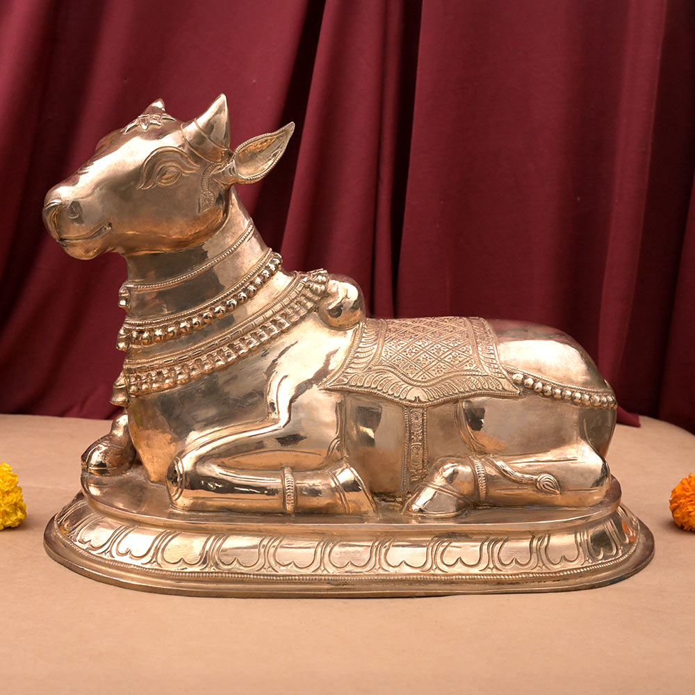 Nandi Shivahan Bronze Idol