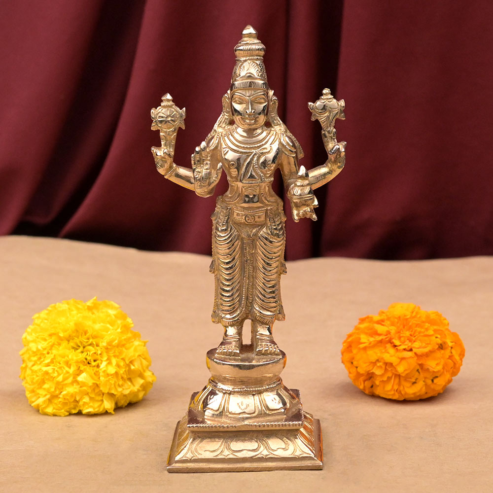 Dhanvantri Bronze Idol (God of Ayurveda)