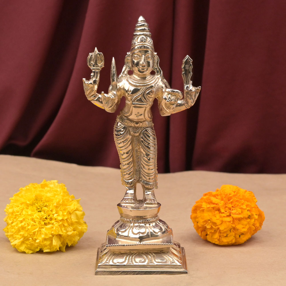 Mangal Graha (Mars) Bronze Idol