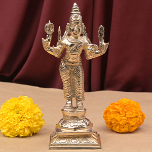 Mangal Graha (Mars) Bronze Idol