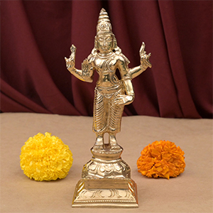 Shani Graha (Saturn) Bronze Idol