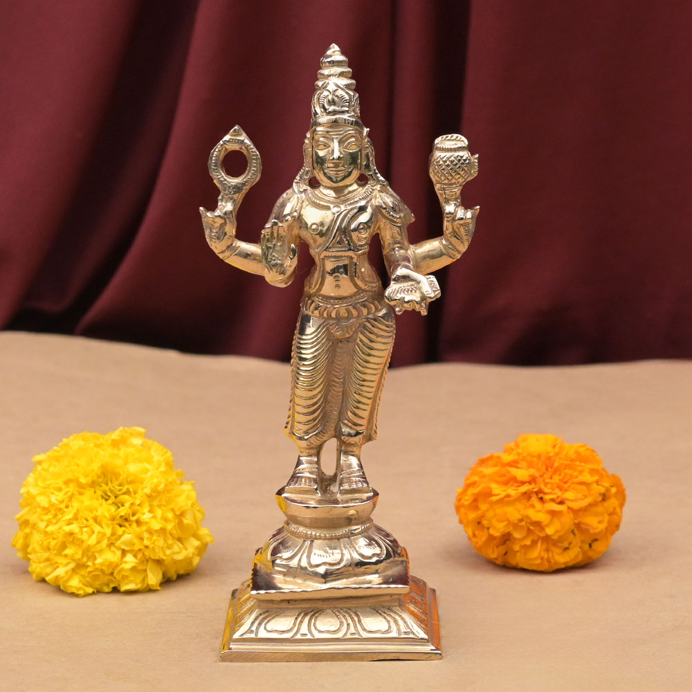 Shukra Graha (Venus) Bronze Idol