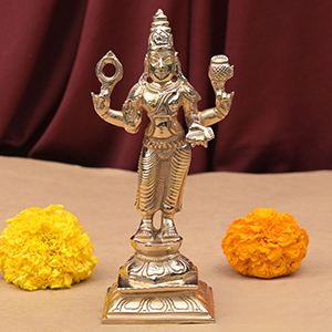 Shukra Graha (Venus) Bronze Idol