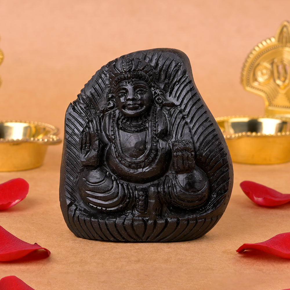 Kuber Shaligram Stone Murti