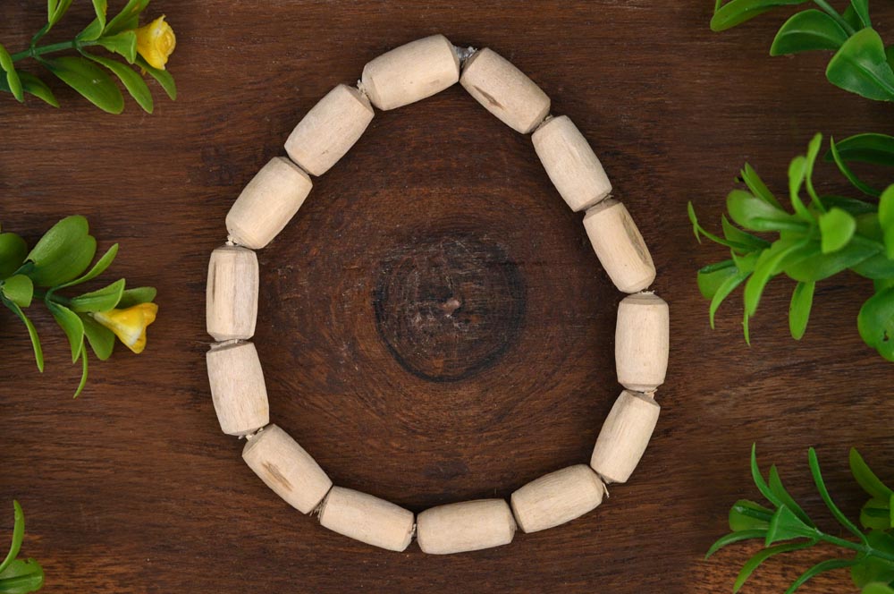 Tulsi Cylindrical Beads Bracelet