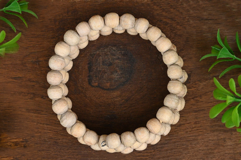 3 Layers Tulsi Spiral Wrap Bracelet