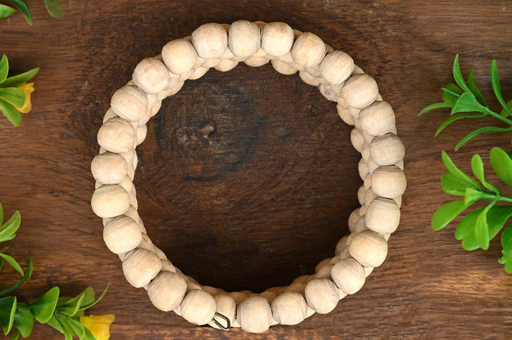 4 Layers Tulsi Spiral Wrap Bracelet