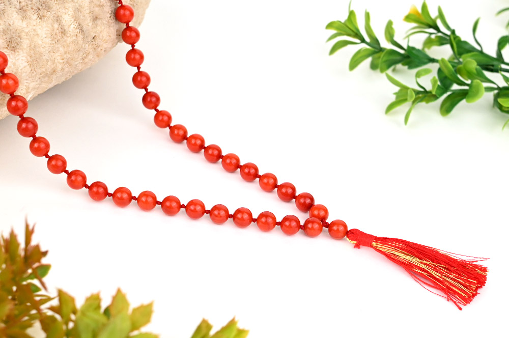 Red Coral Mala