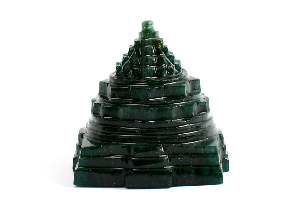 Green Jade Shree Yantra - 115 gms - II