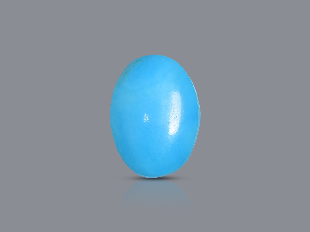 Buy Turquoise (Firoza) Stone - 6.9 Carats from Rudra Centre (Rudraksha Ratna) at reasonable prices.