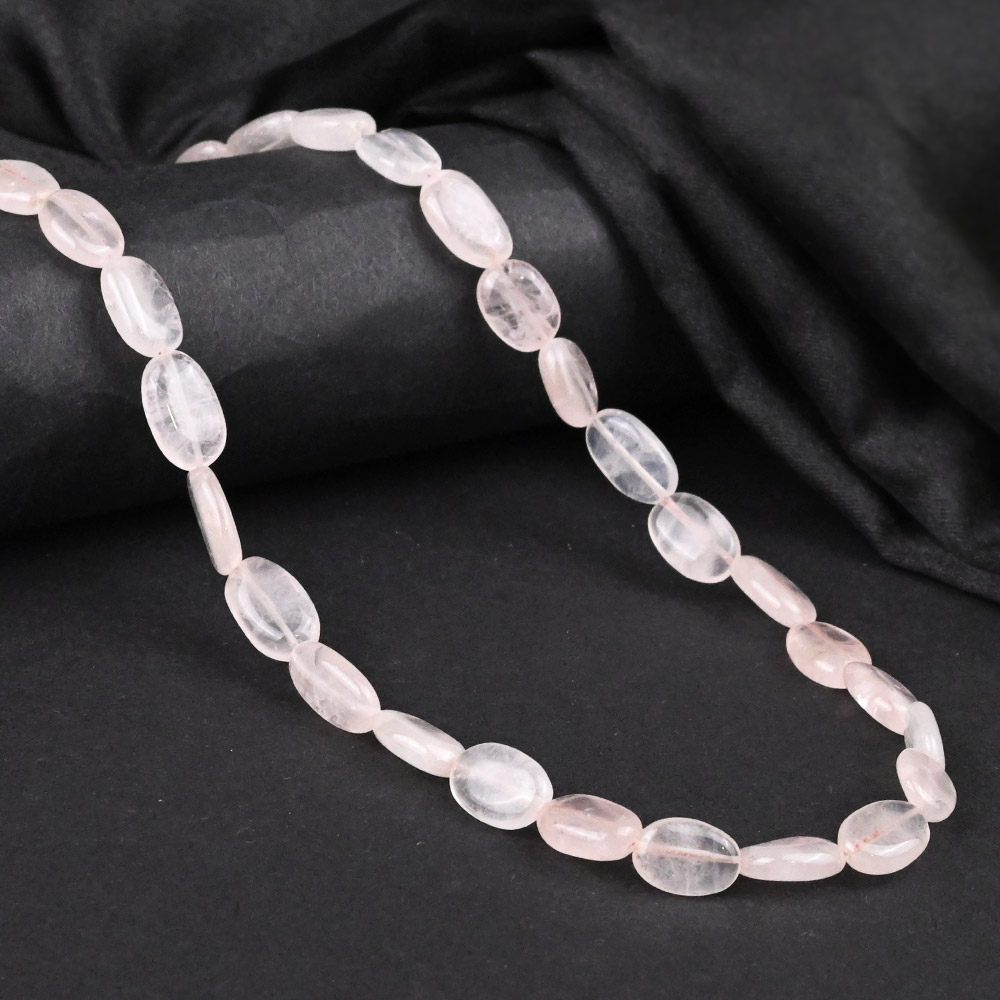 Rose Quartz Oval Mala