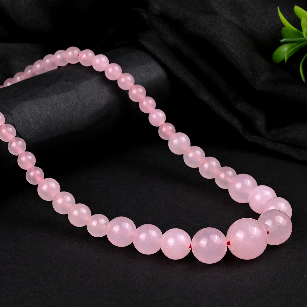 Buy Rose Quartz Necklace from Rudra Centre (Rudraksha Ratna) at reasonable prices.