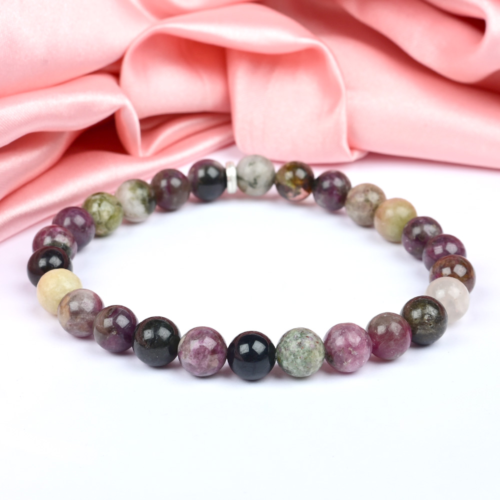 Multi Tourmaline Bracelet - 8 mm