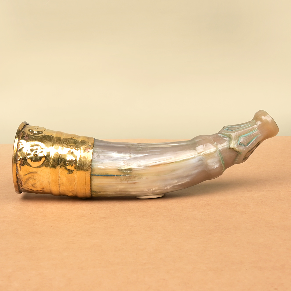 Natural Blowing Bull Horn Bhringi - 316 gms