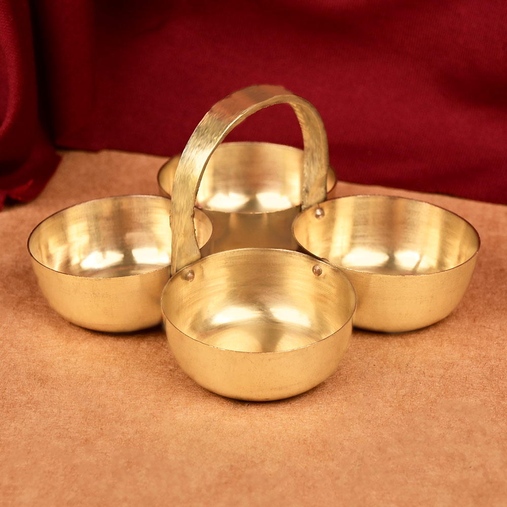 Brass Puja Chaumukha Chopda