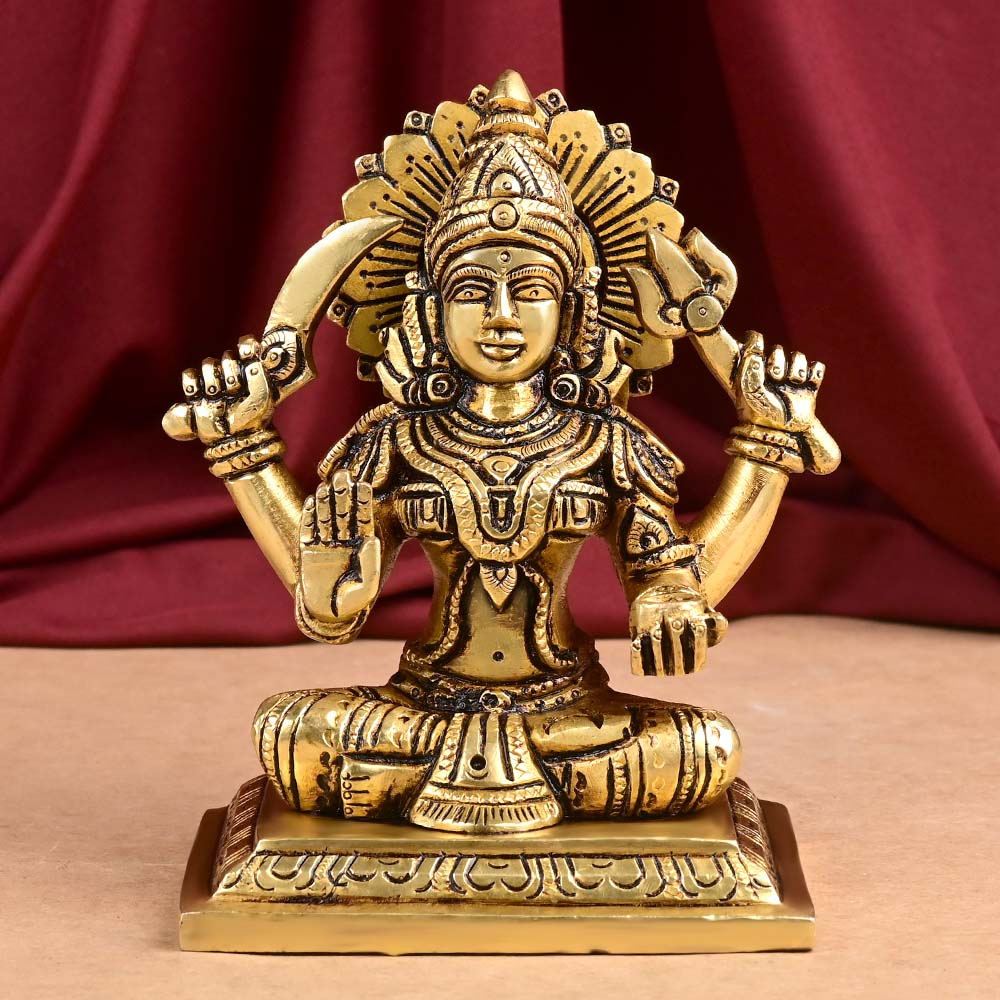 Santoshi Mata Brass Idol