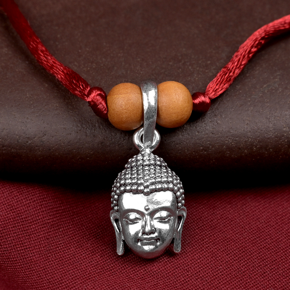 Buddha Face 925 Silver Pendant