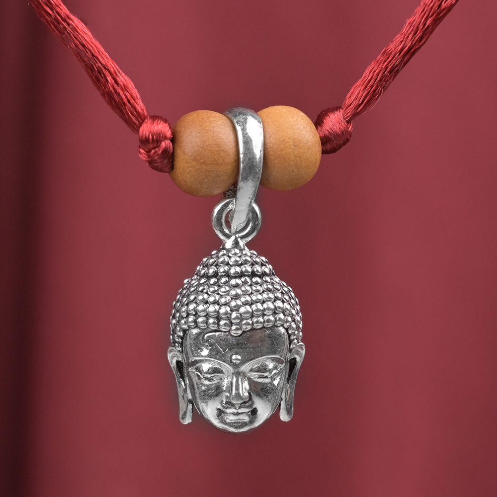 Buddha Face 925 Silver Pendant