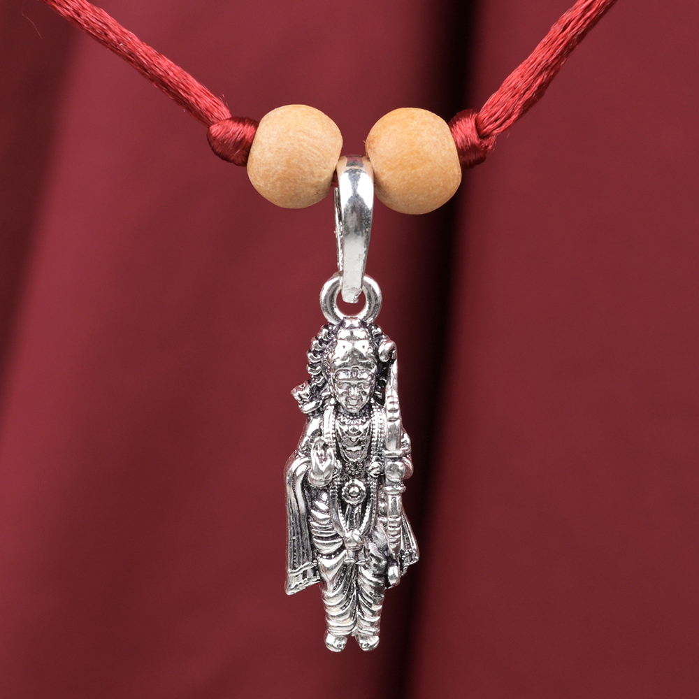 Bhagwan Ram 925 Silver Pendant