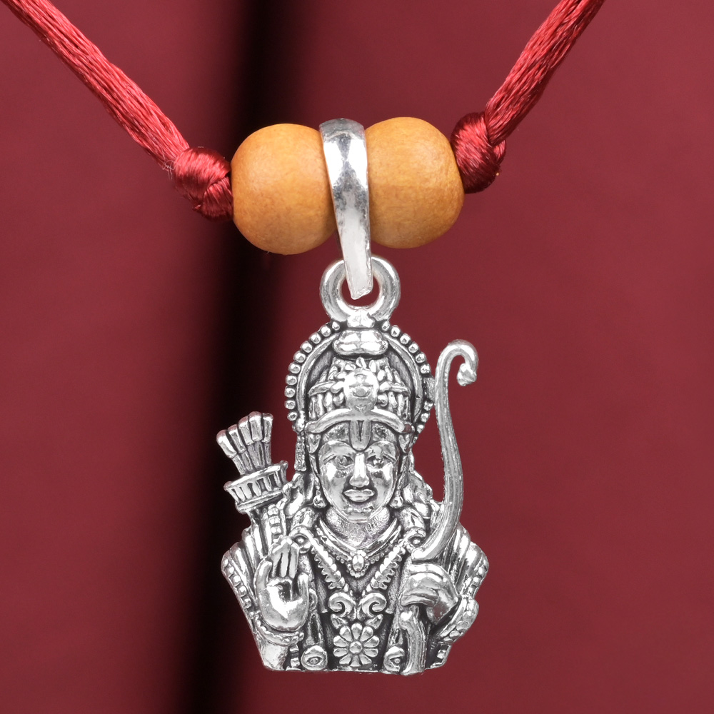 Shree Ram 925 Silver Pendant