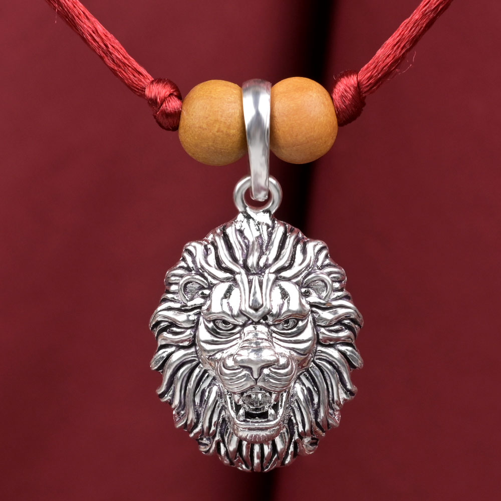 Narsimha Face 925 Silver Pendant