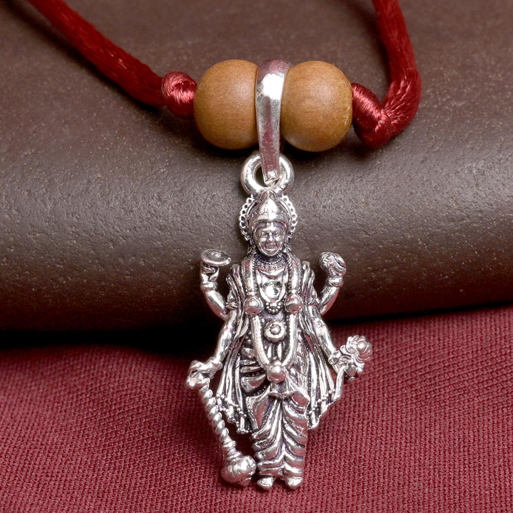 Bhagwan Vishnu 925 Silver Pendant