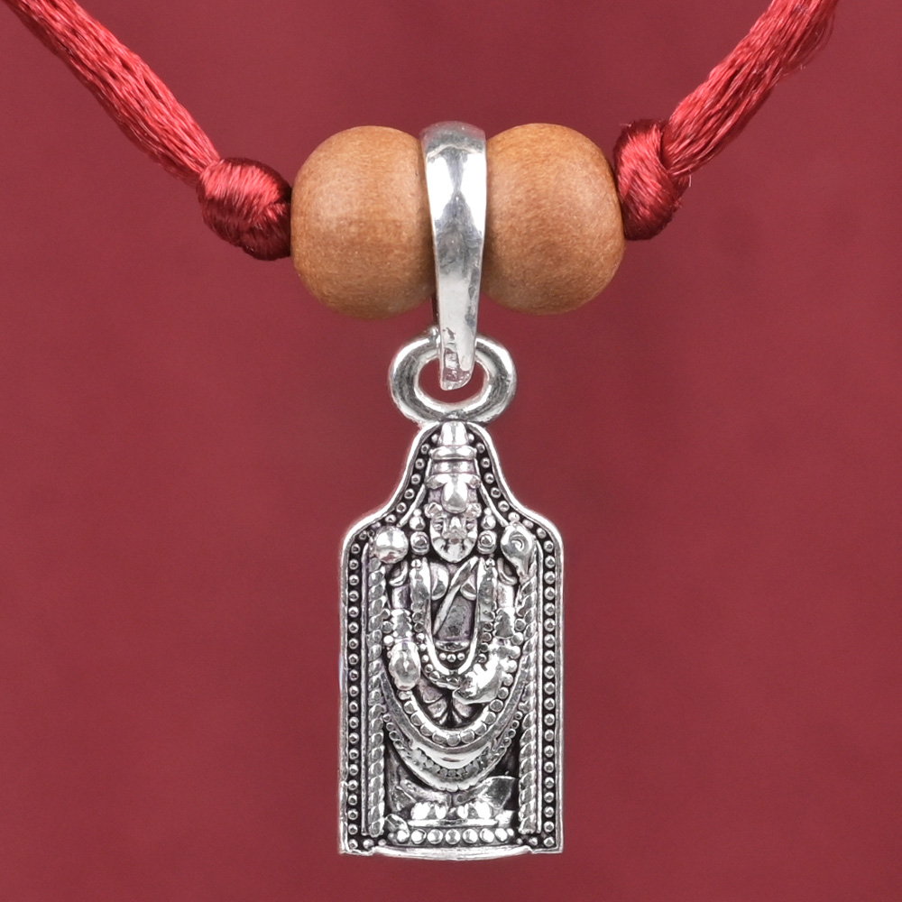 Tirupati Balaji 925 Silver Pendant