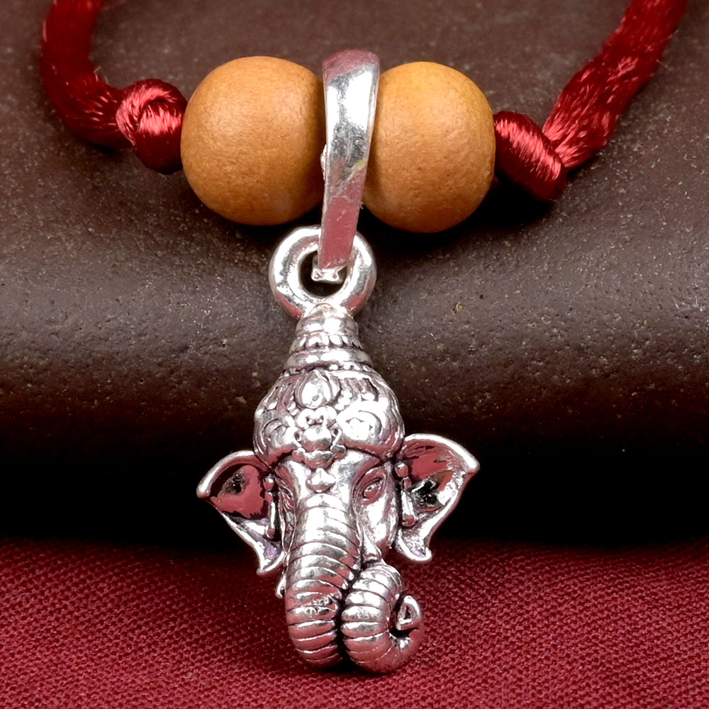 Ganesha Face 925 Silver Pendant