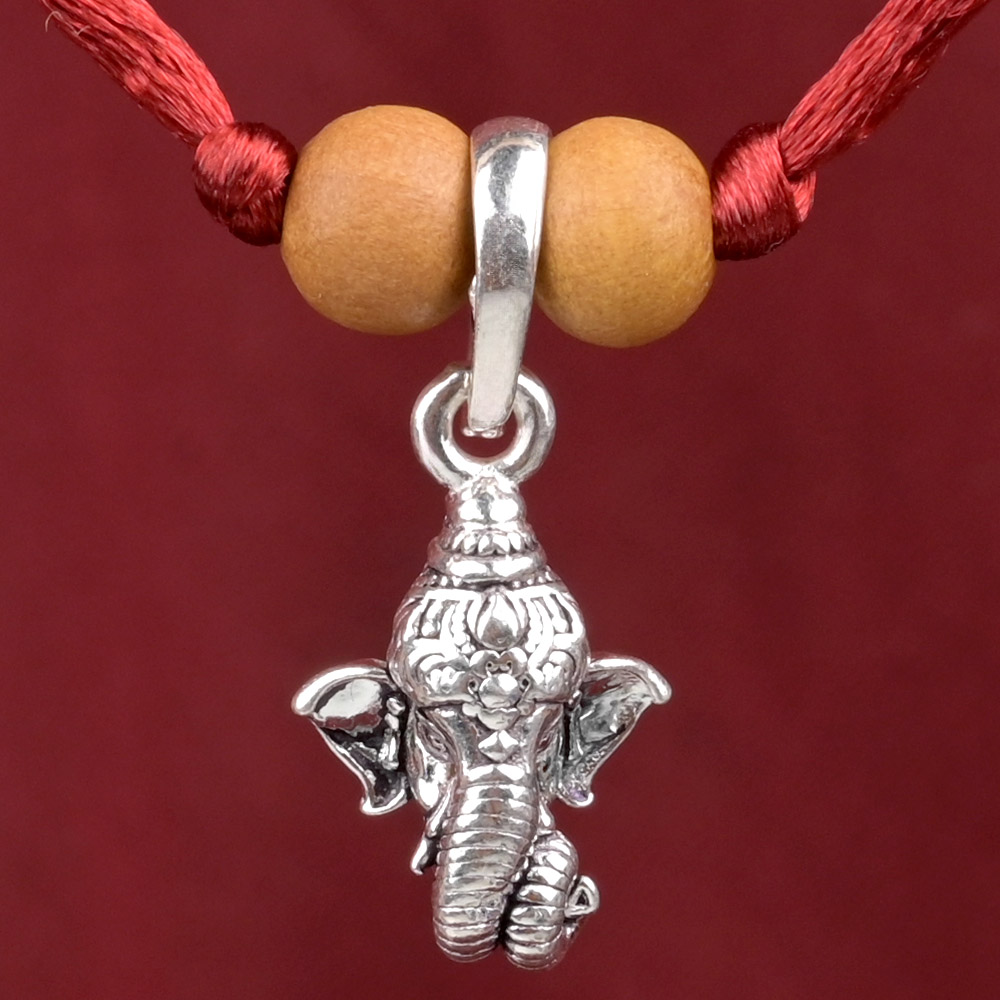 Ganesha Face 925 Silver Pendant
