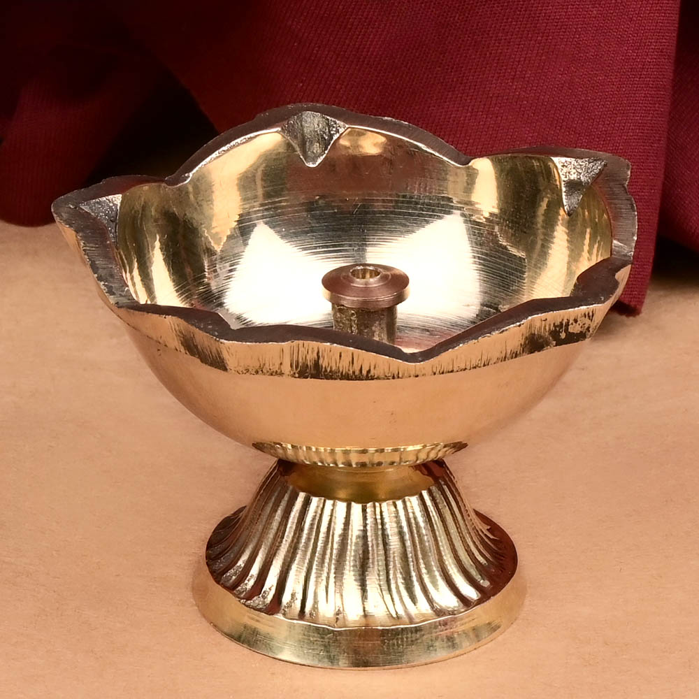 Brass Panch Pankhuri Diya