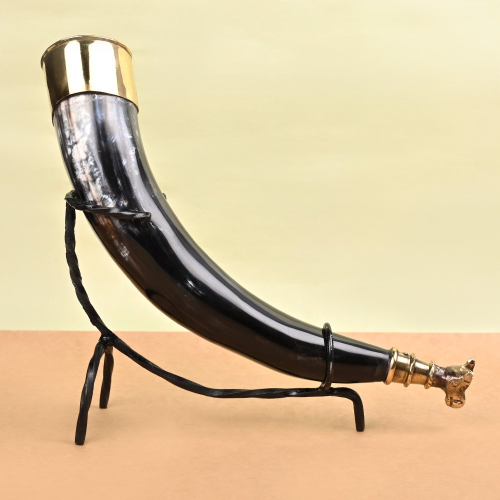 Bull Horn Gaumukhi Shringi for Abhishek - 339 gms