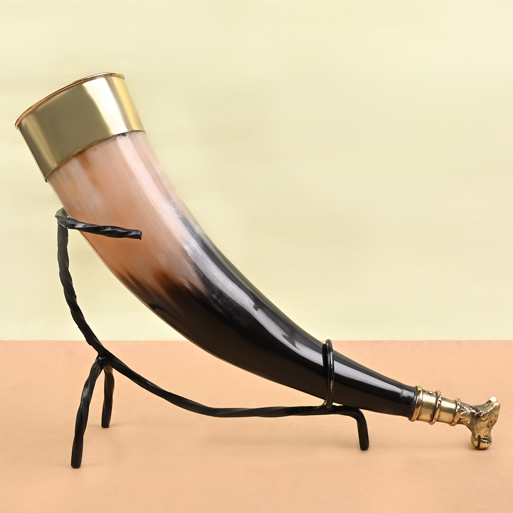 Bull Horn Gaumukhi Shringi for Abhishek - 275 gms