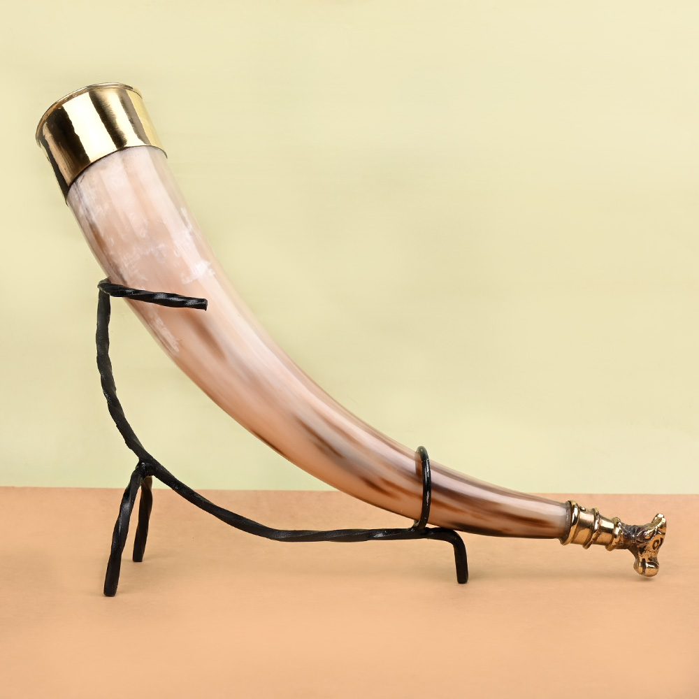 Bull Horn Gaumukhi Shringi for Abhishek - 232 gms