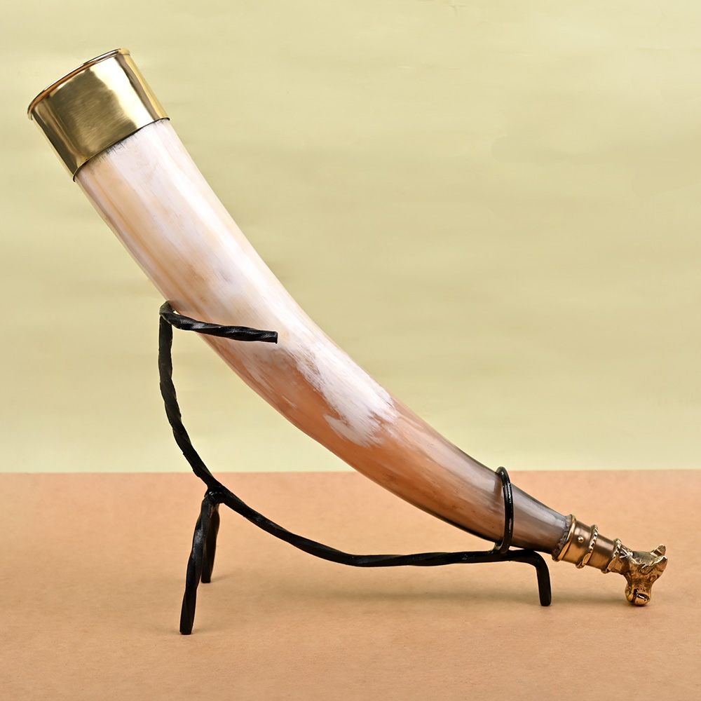 Bull Horn Gaumukhi Shringi for Abhishek - 259 gms