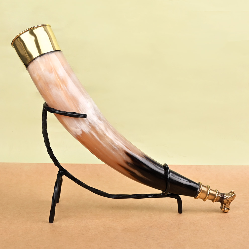 Bull Horn Gaumukhi Shringi for Abhishek - 287 gms